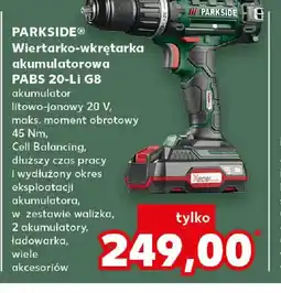 Kaufland Wiertarko-wkrętarka Parkside PABS 20-LI GB oferta