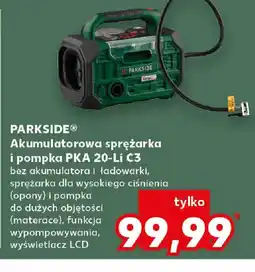 Kaufland PARKSIDE Akumulatorowa sprężarka i pompka PKA 20-Li C3 oferta