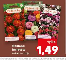 Kaufland Nature line Nasiona kwiatów oferta