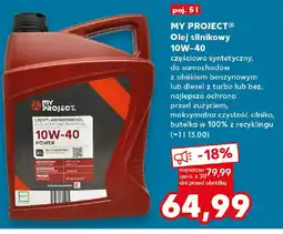 Kaufland MY PROJECT Olej silnikowy 10W-40 oferta