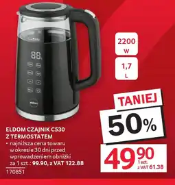 Selgros Eldom Czajnik C530 z termostatem oferta