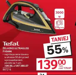 Selgros Tefal Zelazko Ultragliss FV5696 oferta