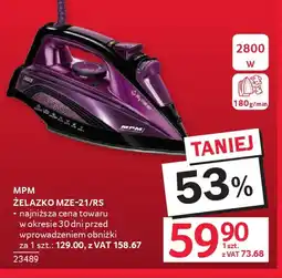 Selgros MPM Zelazko MZE-21/RS oferta