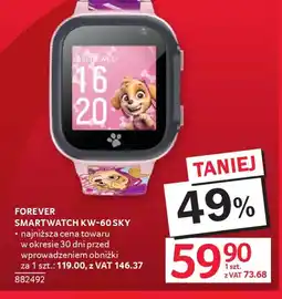 Selgros Forever Smartwatch KW-60 Sky oferta