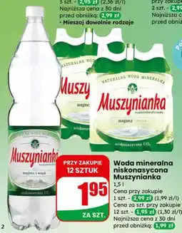 Dino Woda mineralna niskonasycona Muszynianka oferta