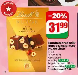 Dino Bombonierka milk choco & hazelnuts Nuxor Lindt oferta