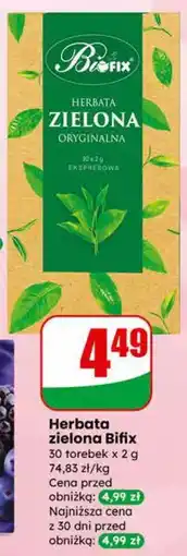 Dino Herbata zielona Bifix oferta