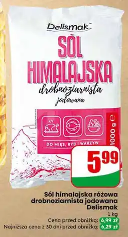 Dino Sól himalajska różowa drobnoziarnista jodowana Delismak oferta