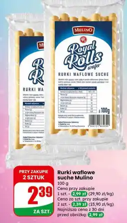 Dino Rurki waflowe suche Mulino oferta