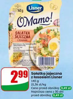 Dino Sałatka jajeczna z łososiem Lisner oferta