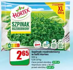Dino Szpinak rozdrobniony w tafli Hortex oferta