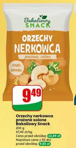 Dino Orzechy nerkowca prażone solone Bakaliowy Snack oferta