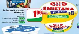 Dino Śmietana 18% Polska Mlekovita oferta