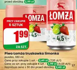 Dino Łomża truskawka limonka oferta
