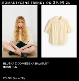 H&M Bluzka z domieszką bawełny oferta