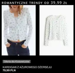 H&M Kardigan z ażurowego dżerseju oferta