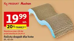 Auchan Drapak falisty dla kota Auchan Różnorodne (Logo Czerwone) oferta