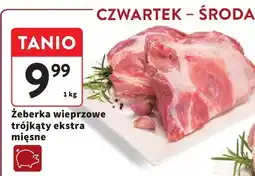 Intermarche Żeberka wieprzowe trójkąty ekstra mięsne oferta