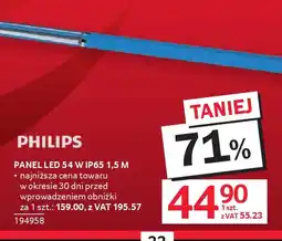 Selgros Philips Panel LED 54W IP63 1,5M oferta