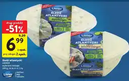 Intermarche Śledź atlantycki wybrane rodzaje LISNER oferta