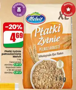 Dino Płatki żytnie pełnoziarniste oferta