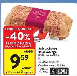 Intermarche Jaja z chowu ściółkowego oferta
