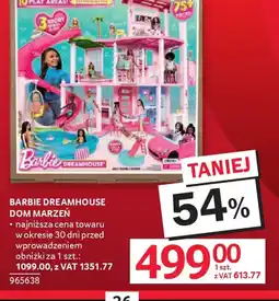 Selgros Barbie Dreamhouse Dom Marzeń oferta
