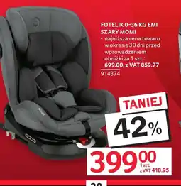 Selgros Momi Fotelik 0-36 kg EMI oferta