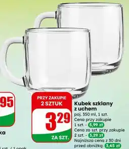 Dino Kubek szklany z uchem oferta