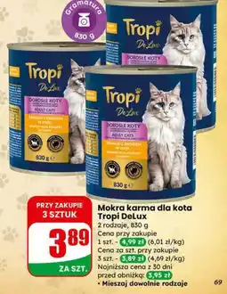 Dino Tropi DeLux mokra karma dla kota (dwa rodzaje) oferta