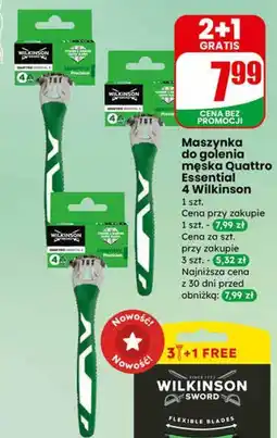 Dino Maszynka do golenia męska Quattro Essential 4 Wilkinson oferta