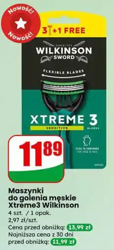 Dino Maszynki do golenia męskie Xtreme 3 Wilkinson 4 szt oferta