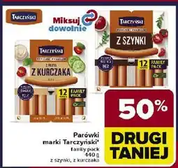 Carrefour Parówki z szynki Tarczyński oferta