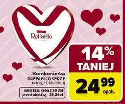 Carrefour Bombonierka serce Raffaello oferta