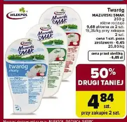 Carrefour Twaróg chudy Mazurski Smak oferta