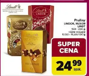 Carrefour Praliny milk Lindt Nuxor oferta