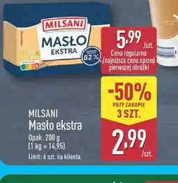 ALDI MILSANI Masło ekstra oferta