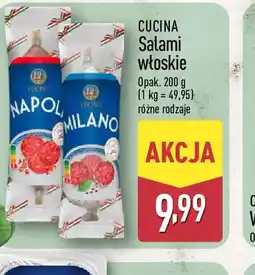 ALDI CUCINA Salami włoskie oferta