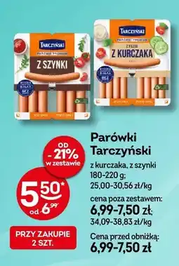 Żabka Parówki z szynki oferta