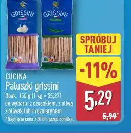 ALDI Cucina Paluszki grissini oferta