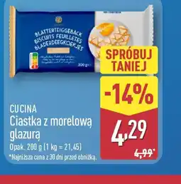 ALDI CUCINA Ciastka z morelową glazurą oferta