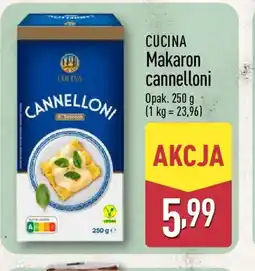 ALDI Makaron cannelloni Cucina oferta