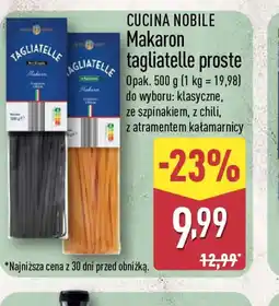 ALDI Cucina Nobile Makaron tagliatelle proste oferta