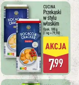 ALDI Cucina Focaccia Cracker oferta