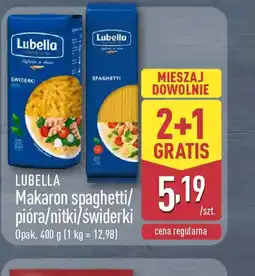 ALDI Lubella Makaron spaghetti/pióra/nitki/świderki oferta