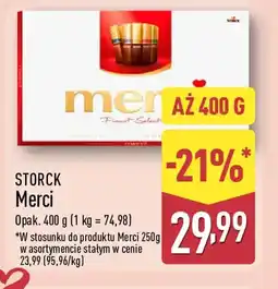 ALDI Storck Merci oferta