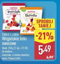 ALDI Sweet Land Wegańskie żelki oferta