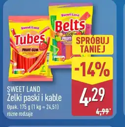 ALDI Sweet Land Zelki paski i kable oferta