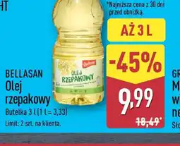 ALDI Bellasan Olej rzepakowy oferta