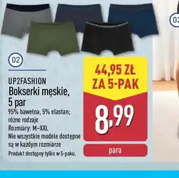 ALDI Bokserki męskie UP2FASHION oferta